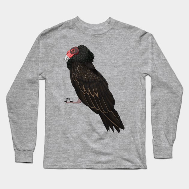 Turkey Vulture Long Sleeve T-Shirt by lqmaple